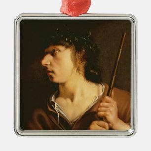 Ornamento De Metal Um pastor, 1635