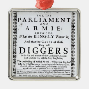 Ornamento De Metal Um presente de ano novo