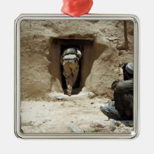 Ornamento De Metal Um soldado da Guarda Nacional