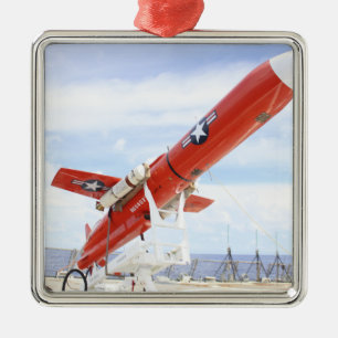 Ornamento De Metal Um zangão de BQM-74E Chukar pronto para o
