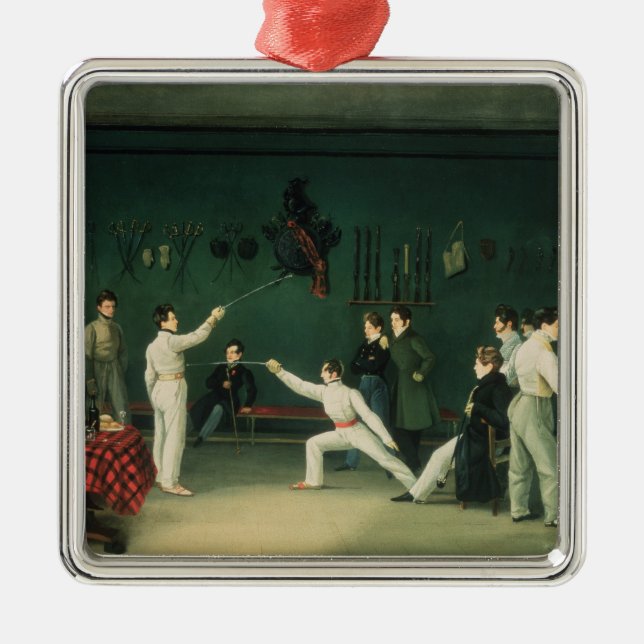 Ornamento De Metal Uma cena de cerco, 1827 (Frente)