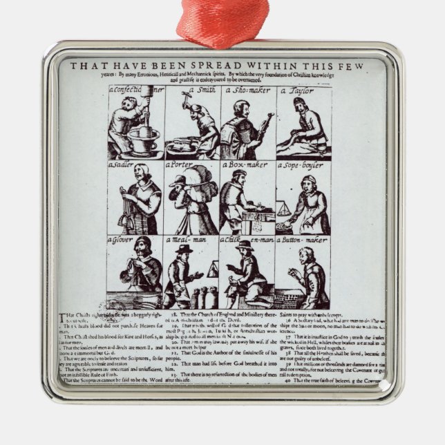 Ornamento De Metal Uma descoberta do mais perigoso (Frente)