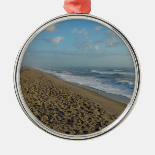 Ornamento De Metal Uma manhã na praia de cacau