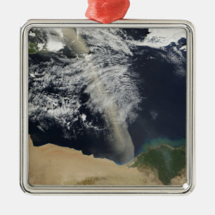 Ornamento De Metal Uma pena da poeira