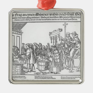 Ornamento De Metal Uma pergunta a um Mintmaker, c.1500