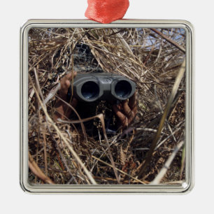 Ornamento De Metal Uma técnica de observação de observador de escuta