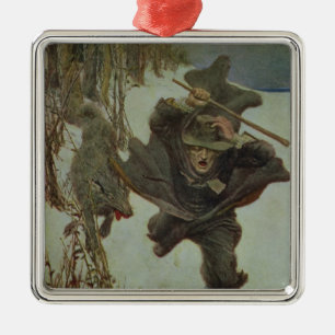 Ornamento De Metal Uma vez que perseguiu o doutor Wilkinson