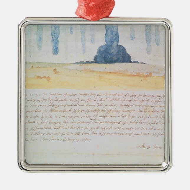 Ornamento De Metal Uma visão (Frente)