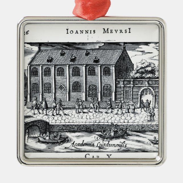 Ornamento De Metal Universidade de Leiden, 'uma Atenas holandesa (Frente)