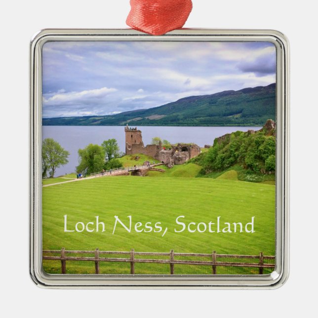 Ornamento De Metal Urquhart Castle Loch Ness Scotland Fotografia (Frente)