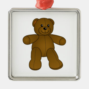 Ornamento De Metal Urso de ursinho marrom bonito