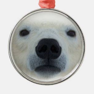 Ornamento De Metal Urso Polar