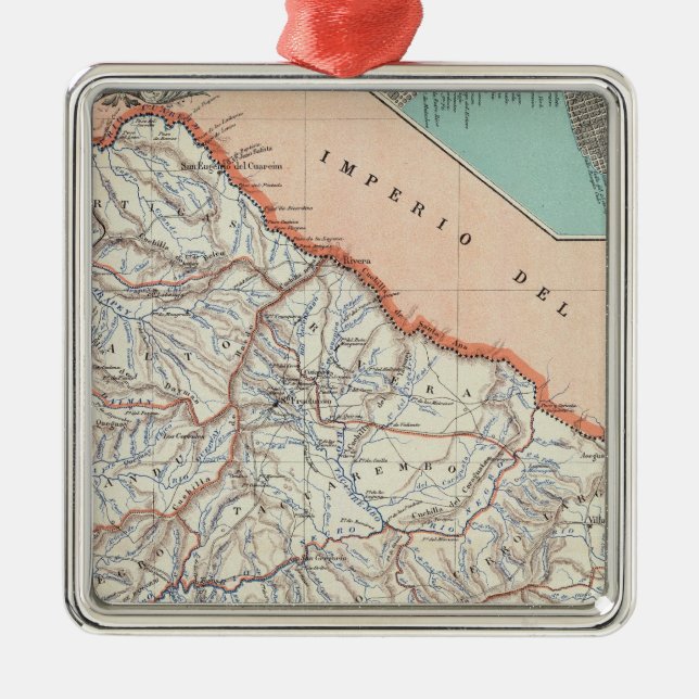 Ornamento De Metal Uruguai (Frente)