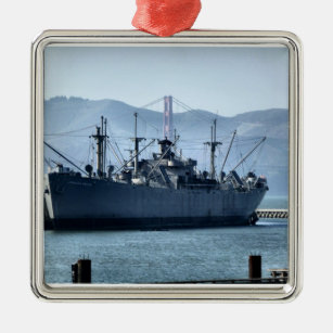 Ornamento De Metal USS Jeremiah O'Brien