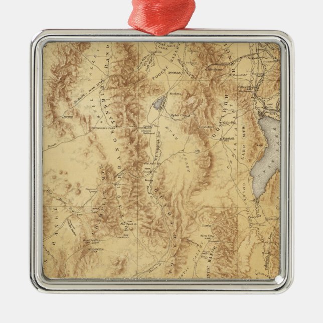 Ornamento De Metal Utah (Frente)