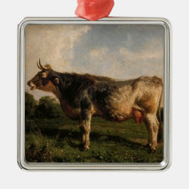 Ornamento De Metal Vaca em campo (Fazenda animal) (por Filippo Palizz