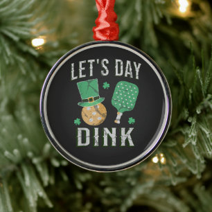 Ornamento De Metal Vamos dia dink piada de pickleball