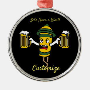 Ornamento De Metal Vamos ter uma Explosão Thunder-Cove