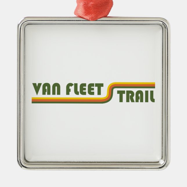Ornamento De Metal Van Fleet Trail Florida (Frente)