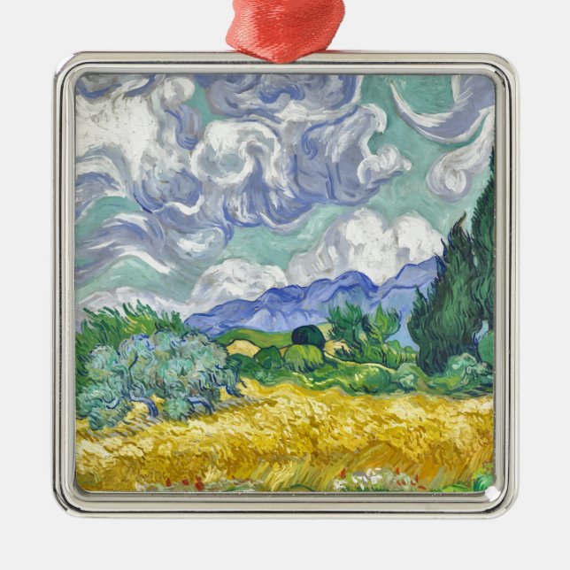 Ornamento De Metal Van gogh (Frente)