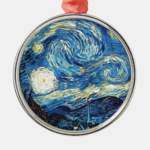 Ornamento De Metal van gogh a noite estrelada 1889 Arte Vintage
