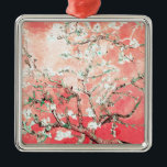 Ornamento De Metal Van Gogh Almond Blossoms Peach<br><div class="desc">Artista: Vincent Van Gogh Título: Almond Blossoms alterou a cor por 2doce4wordsDesigns</div>