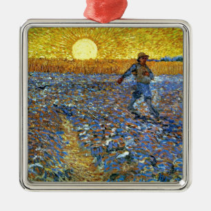 Ornamento De Metal Van Gogh - O Sower