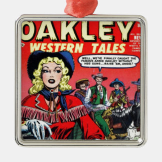 Ornamento De Metal Vaqueira Annie Oakley