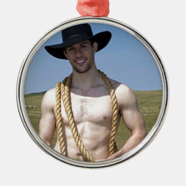 Ornamento De Metal vaqueiro 15867-RA (Frente)