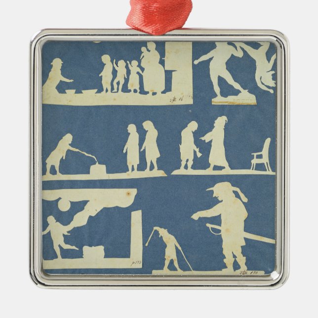 Ornamento De Metal Várias cenas (Frente)