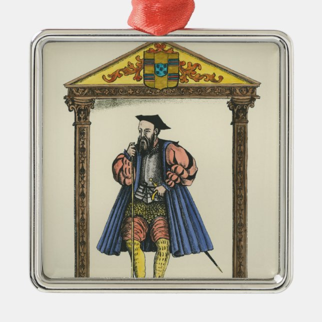 Ornamento De Metal Vasco da Gama (Frente)