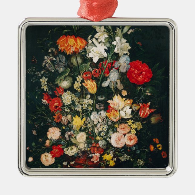 Ornamento De Metal Vaso das flores (Frente)
