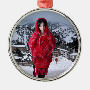 Ornamento De Metal Véda Formaram Ornament de Moda Molhada