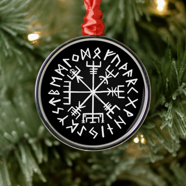 Ornamento De Metal Vegvisir (Árvore)