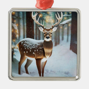 Ornamento De Metal Vendedor de Natal