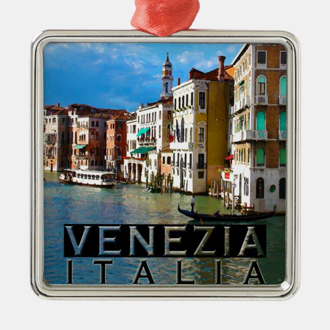 Ornamento De Metal Veneza (Frente)