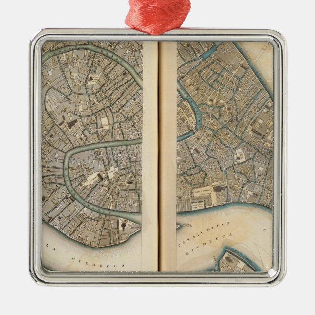 Ornamento De Metal Veneza Venezia Venedig (Frente)