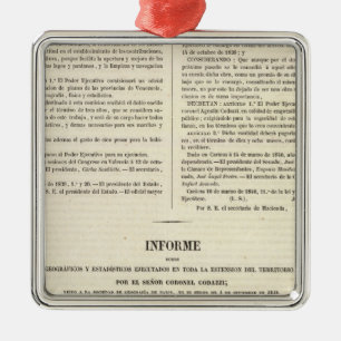 Ornamento De Metal Venezuela 2