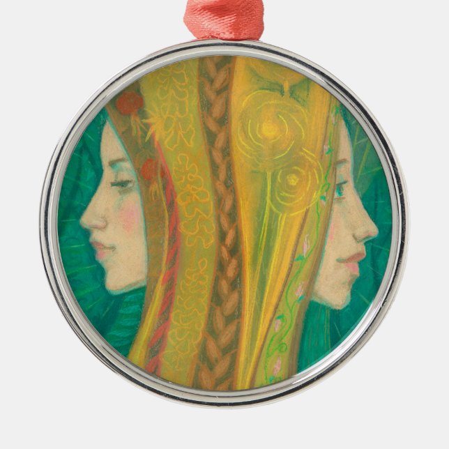 Ornamento De Metal Verão (Frente)