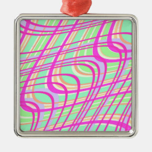 Ornamento De Metal Verificação 2011 de Swirly