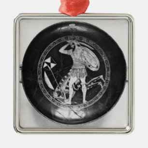 Ornamento De Metal Vermelho-figura copo do sótão