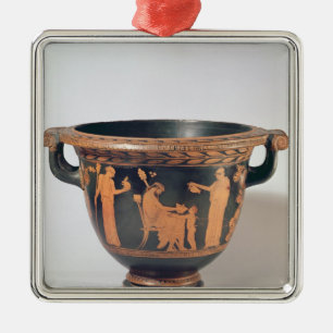 Ornamento De Metal Vermelho-figura krater do sótão do sino, c.450-4