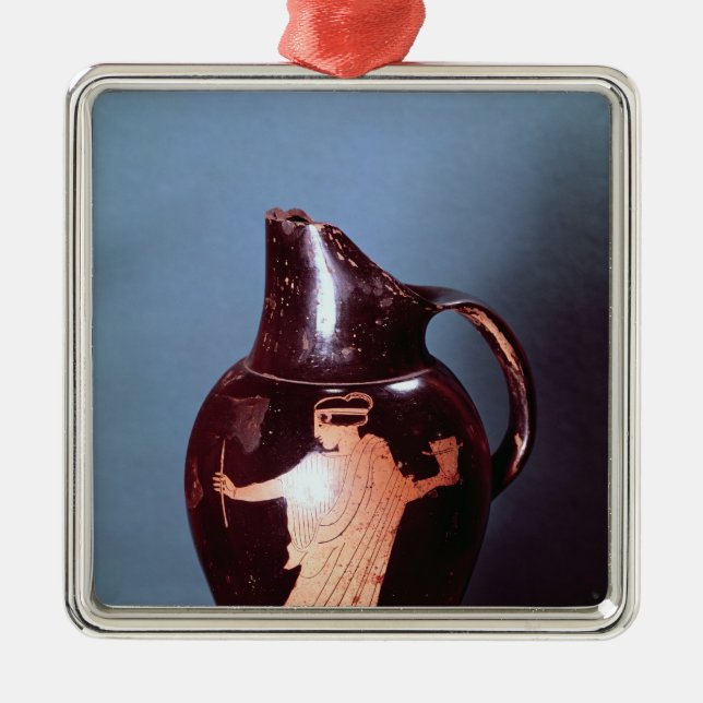 Ornamento De Metal Vermelho-figura oinochoe do sótão (Frente)