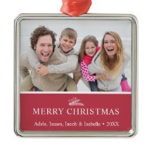 Vermelho Fotográfico de Berries de Natal Moderno