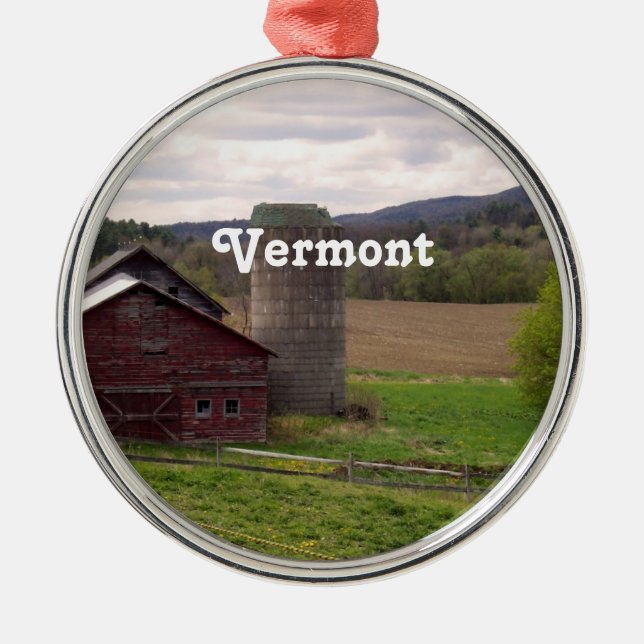 Ornamento De Metal Vermont (Frente)