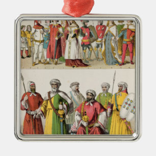 Ornamento De Metal Vestido do espanhol e do Moorish