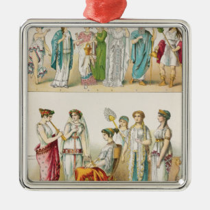 Ornamento De Metal Vestido teatral grego