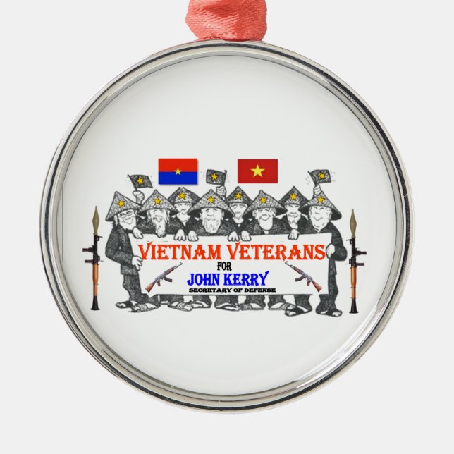 Ornamento De Metal VETS VIETNAM para KERRY (Frente)