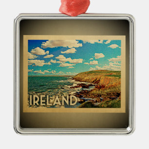 Ornamento De Metal Viagens vintage Ornada da Irlanda