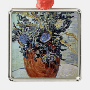 Ornamento De Metal Vida com cardos, 1890 de Vincent van Gogh ainda